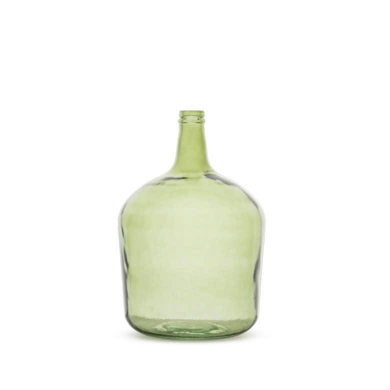 - Vase en verre dame jeanne 4 litres vert