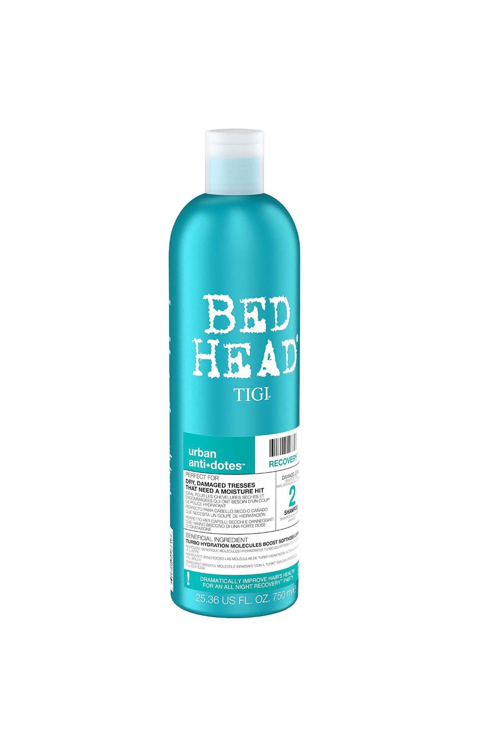 Tigi Urban Antidotes Recovery Dry Hair 'Shampoo' 750ml, 2pk