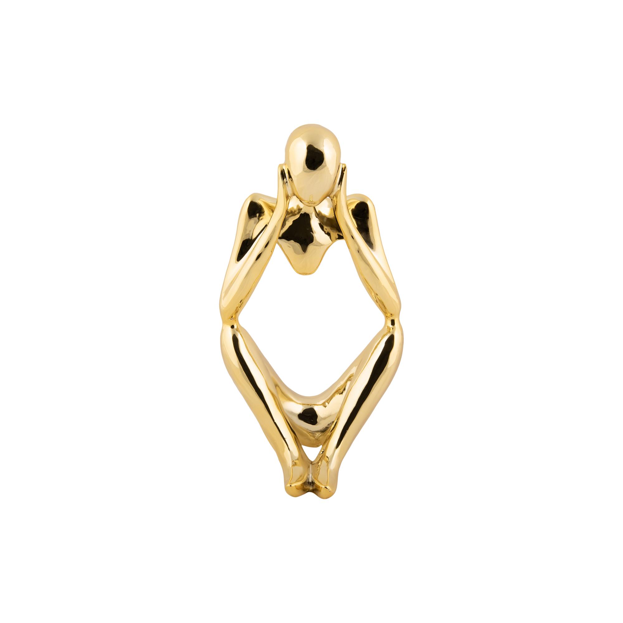 Present Time ornament Imagine - goud - 12.5x10x23.5cm