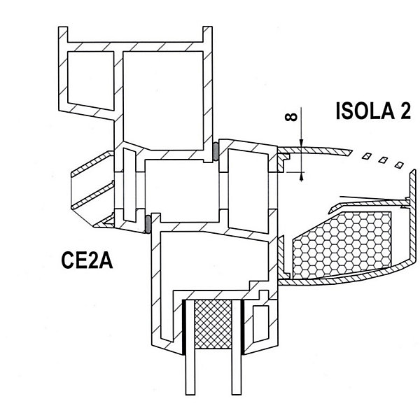 Anjos - Entree dair auto acoustique Isola 2 30 - 30 m3h - blanc