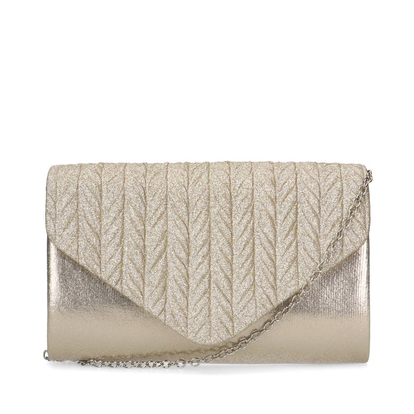 Manfield Goudkleurige glittertas