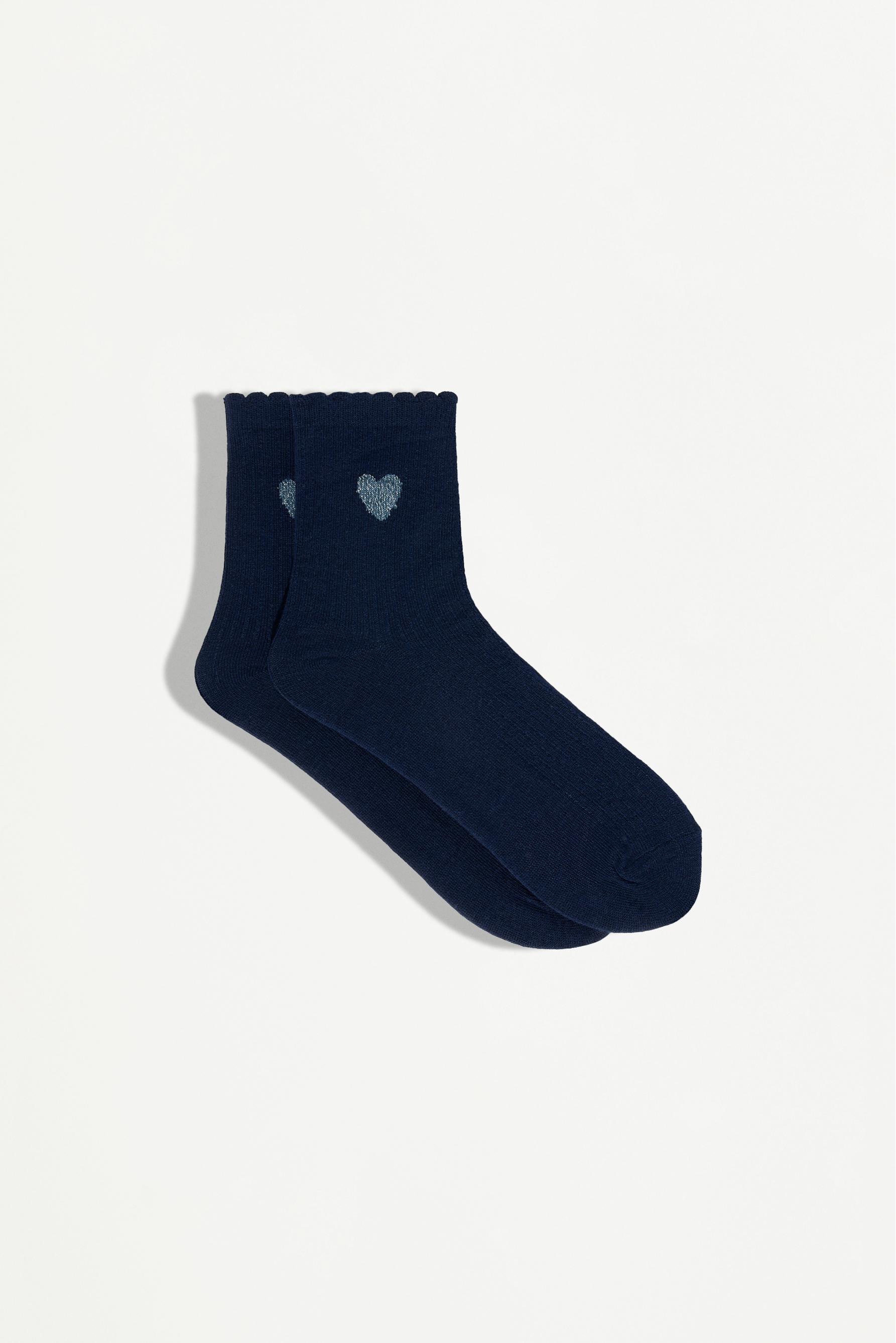 Calcetines cortos corazones (Pack 4)