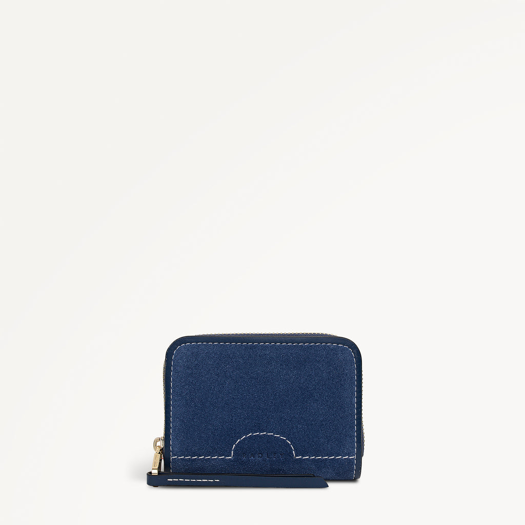 Bramwell Lane - Suede - Small Zip Around Purse