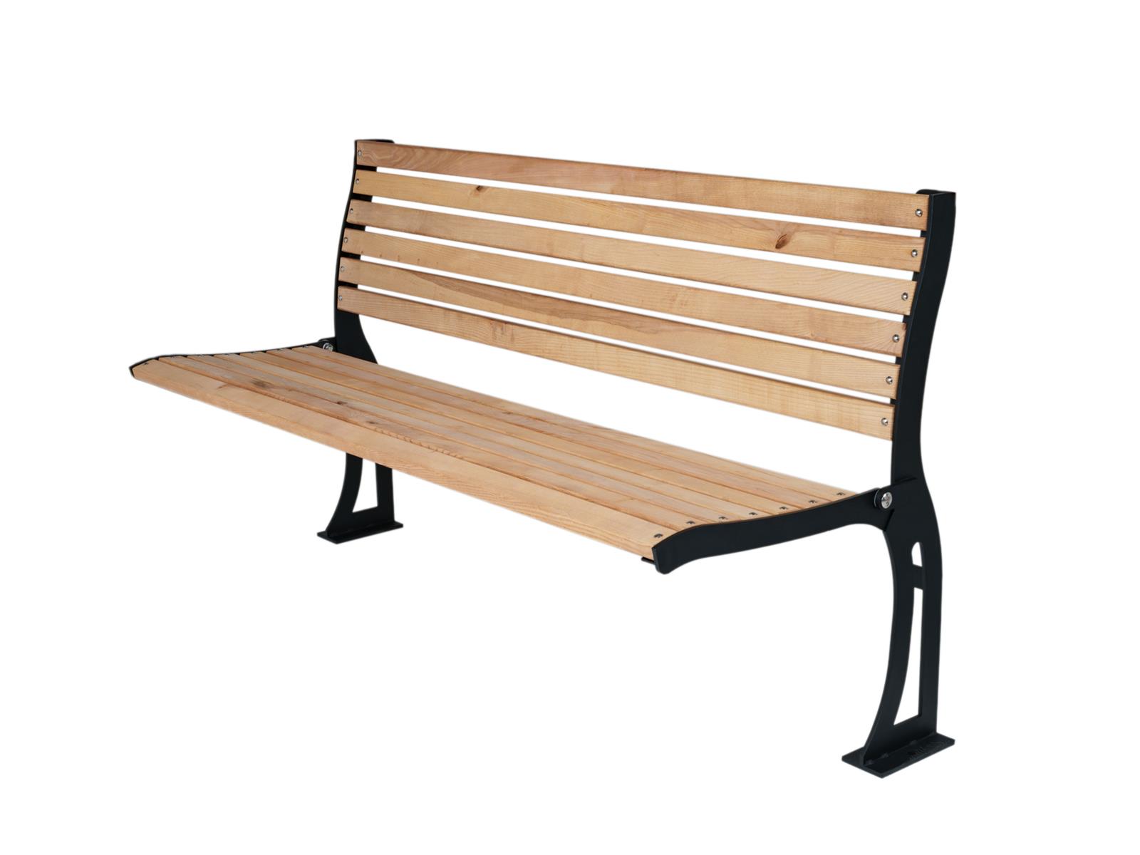 MaximaVida staande gevelbank Jordaan met rugleuning 150 cm