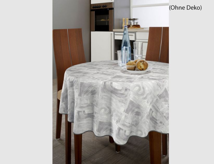Tischdecke Paspel Betonoptik Ø140cm