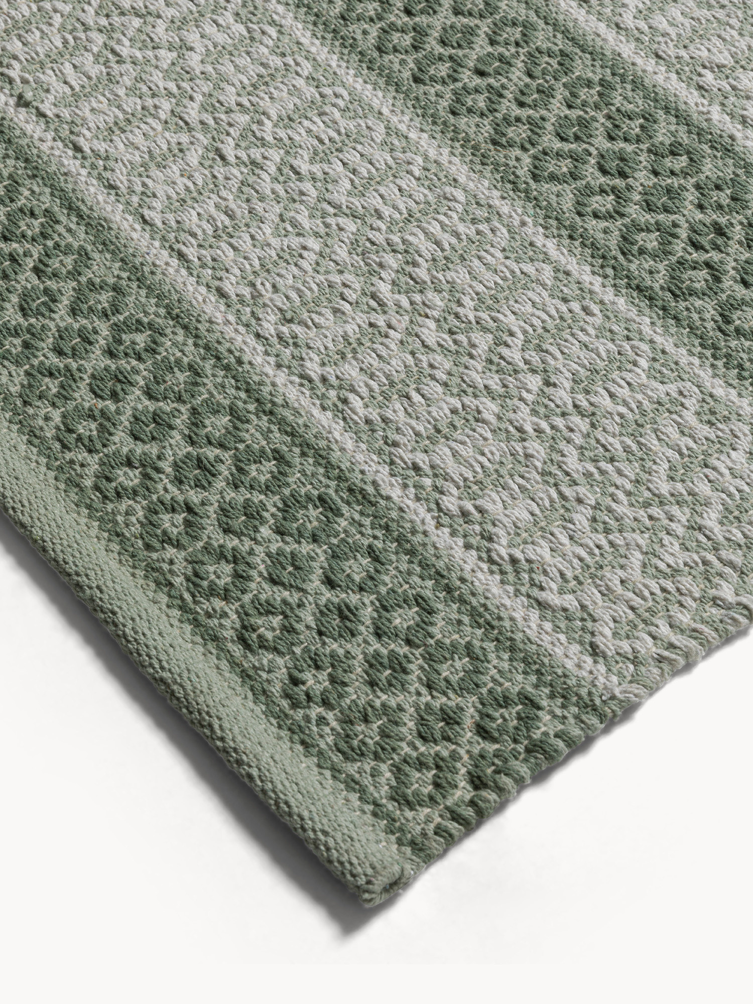 Tappeto da cucina geometrico in cotone