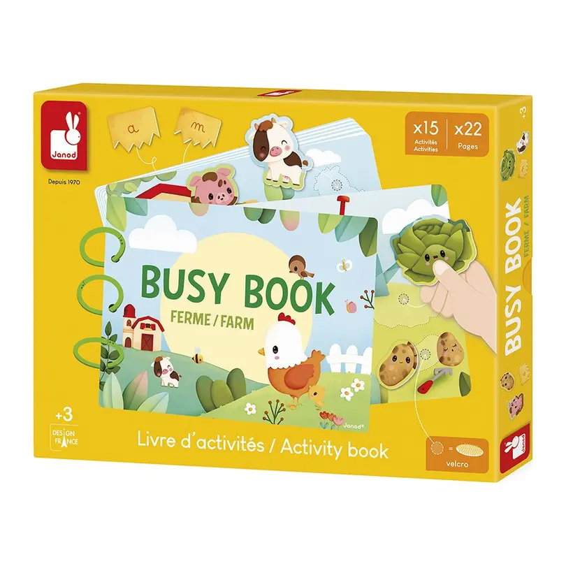 Stoffbuch Busy Book Bauernhof