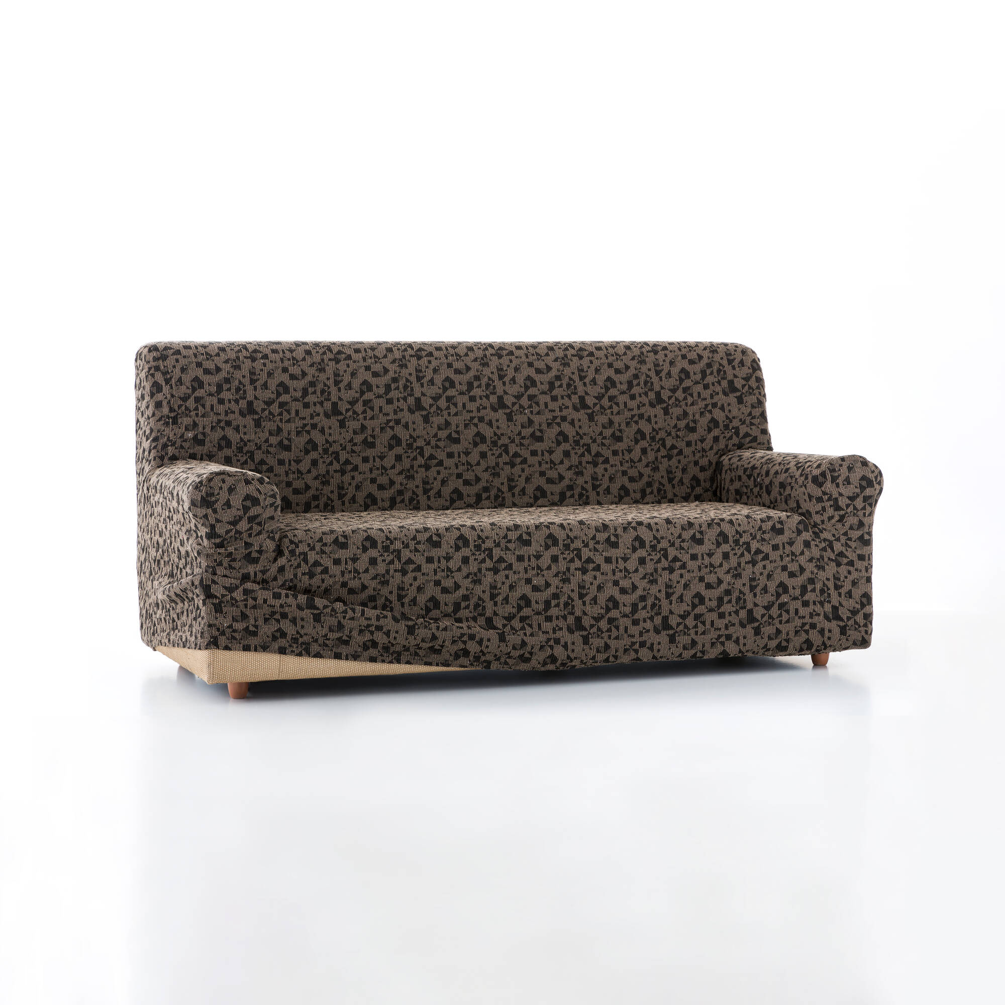 Housse de canapé extensible, motif tacheté graphique