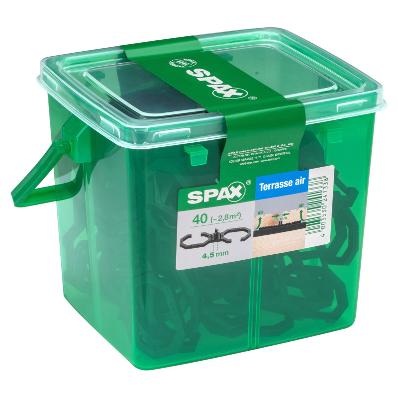 Rehausseur de terrasse Air 4,5 mm 40 pièces SPAX