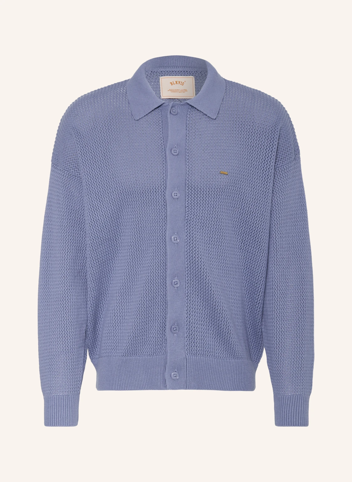 BLKVIS Strickhemd Comfort Fit