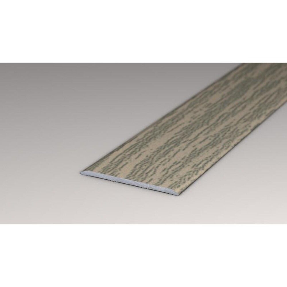 OVERGANGSPROFIL LOGOCLIC ALUMINIUM 2000X40X2MM GRÅ EIK