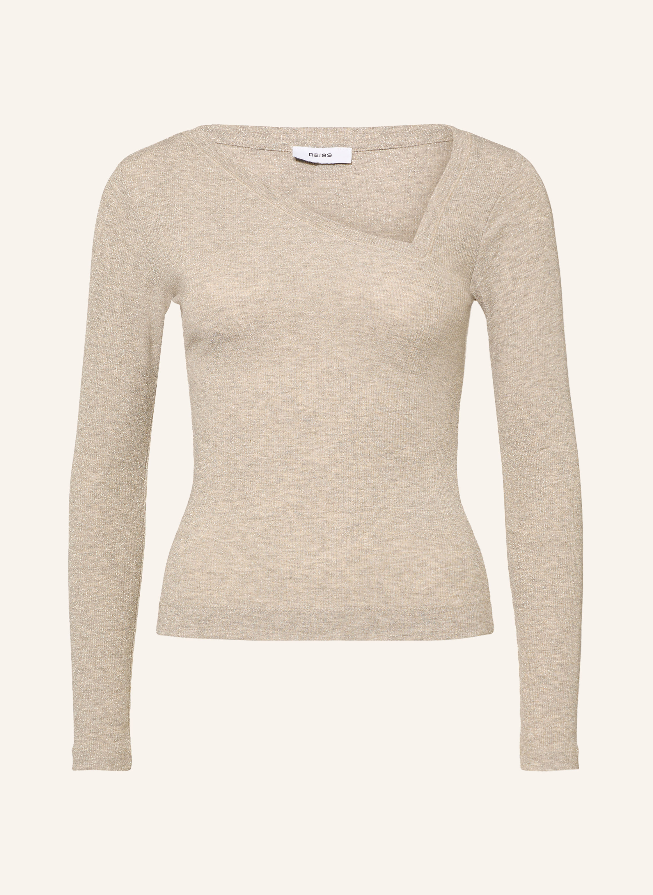 REISS Longsleeve FLISS mit Glitzergarn