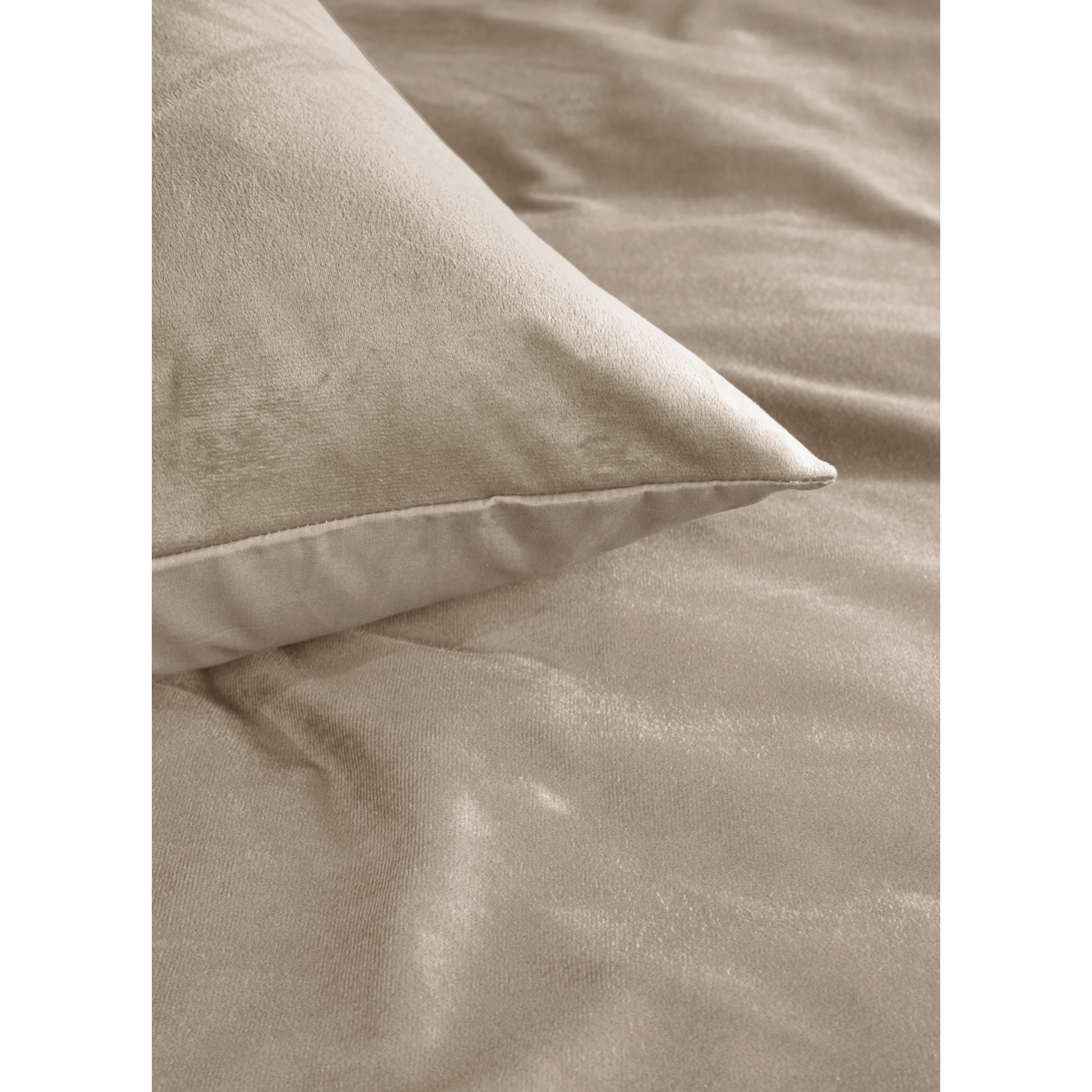 Ambiante Velvety Dekbedovertrek 240 x 200/220 cm - Zand