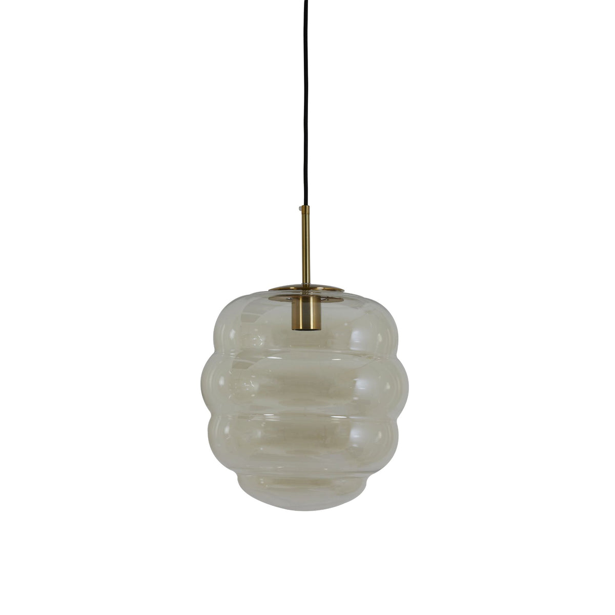 Light & Living hanglamp Misty - oranje - Ø30cm