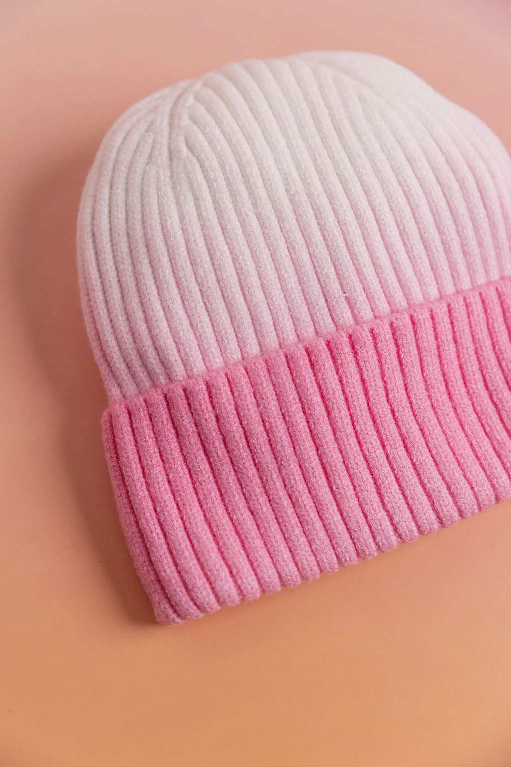 Ombre Beanie in Pink