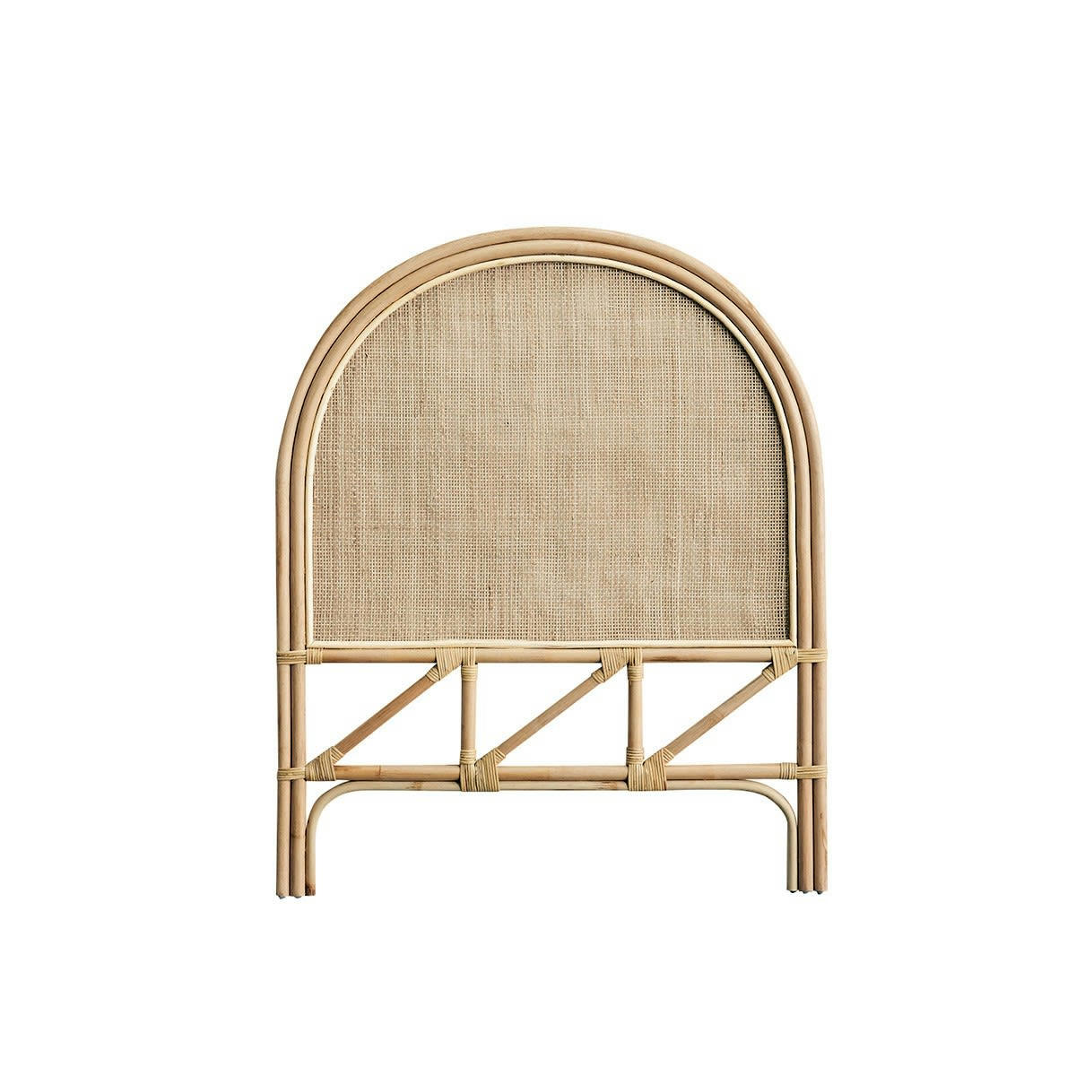 JANE - Tête de lit en rotin et cannage 90 cm