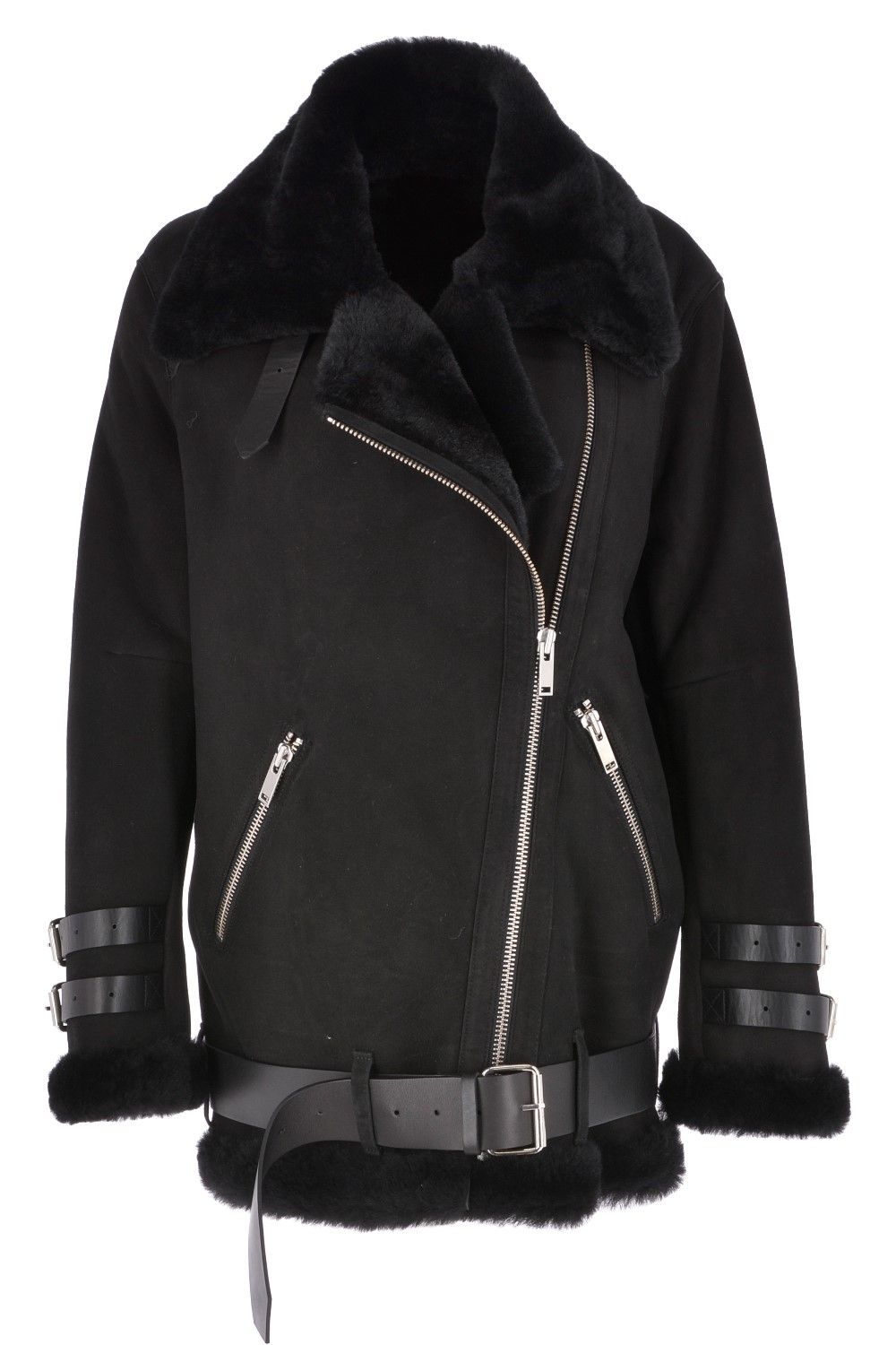 Ashwood Leather Khloe' Oversized Sheepskin Flying Jacket
