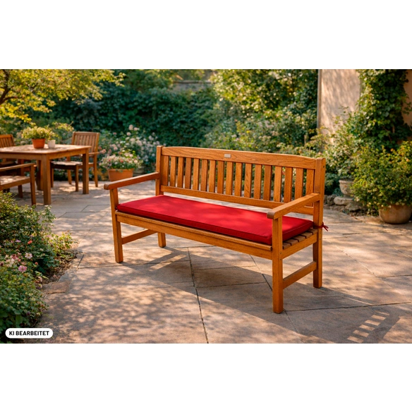 Bankauflage »CASAYA«, für Bank 2 Sitzer, weinrot, BxL: 45 x 120 cm