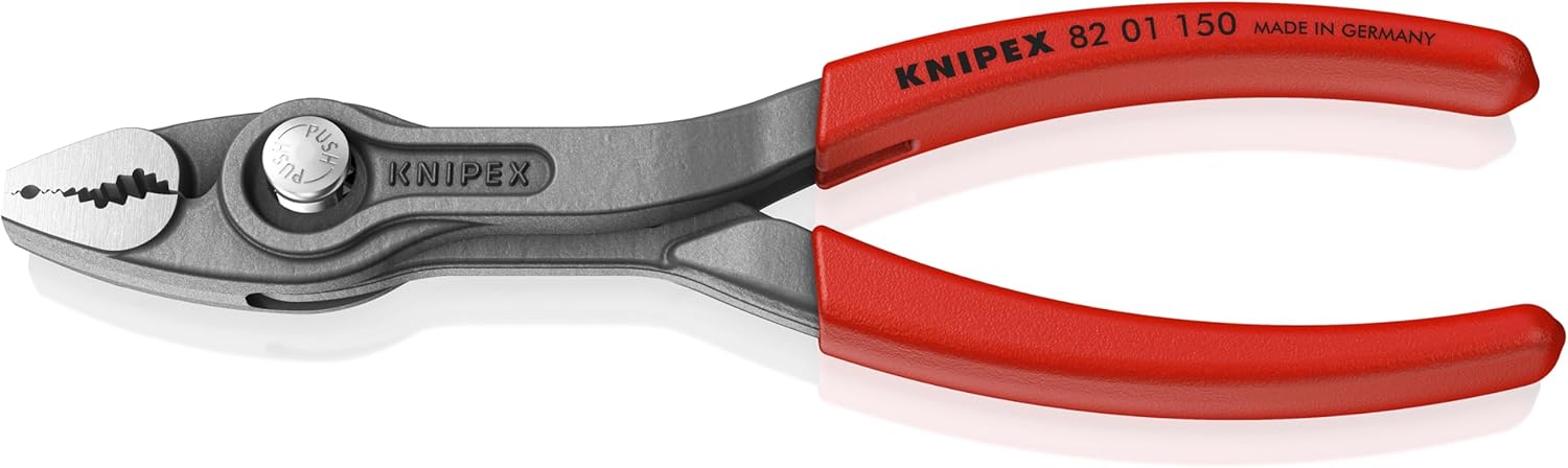 KNIPEX Tools 00 20 06 US4 3 Pc TwinGrip Pliers Set, Plastic Dipped (6, 8, 10)