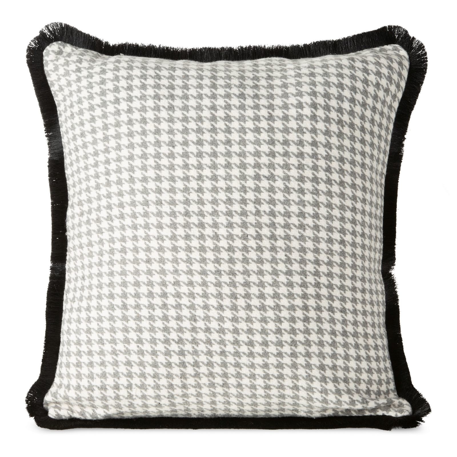 Poszewka 45x45 Pepitka 2B srebrna biała