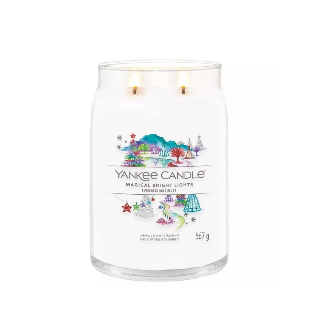 YANKEE CANDLE Yankee Candle Signature Magical Bright Lights Large Jar White 567g