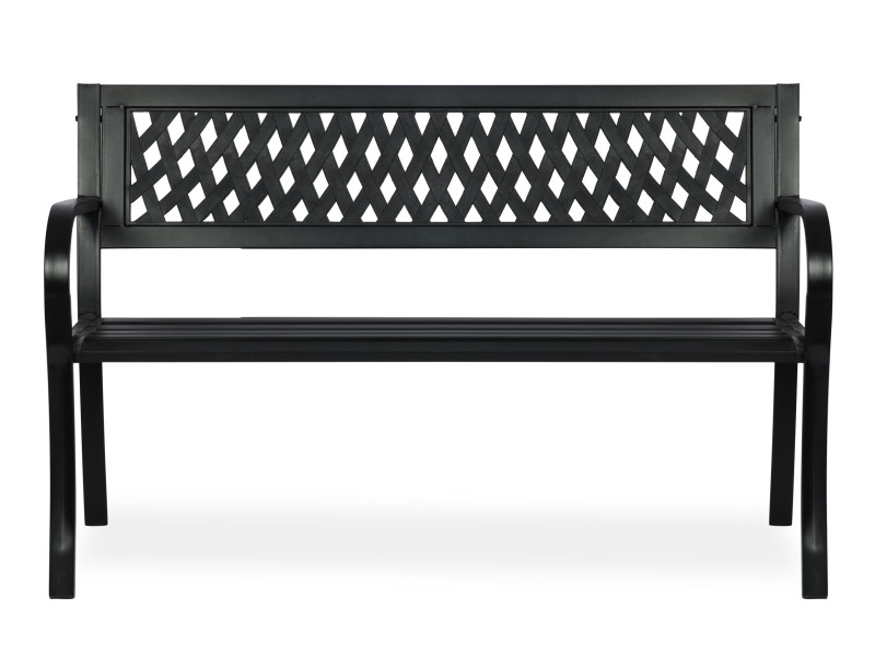 Ławka ogrodowa parkowa metalowa 125x49x77 cm Sofotel
