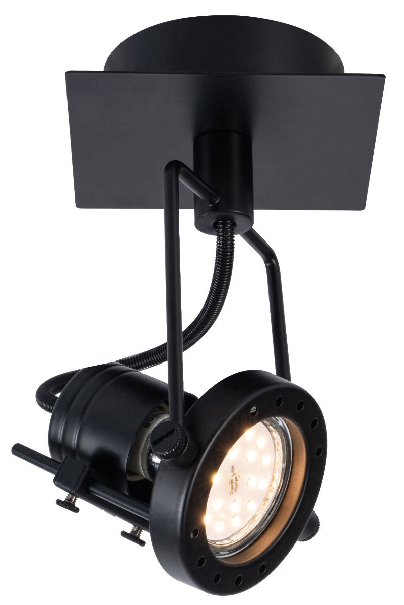 Kinkiet czarny Fiji 2 1xGU10x50W wym:16x10x10cm IP20 Reality