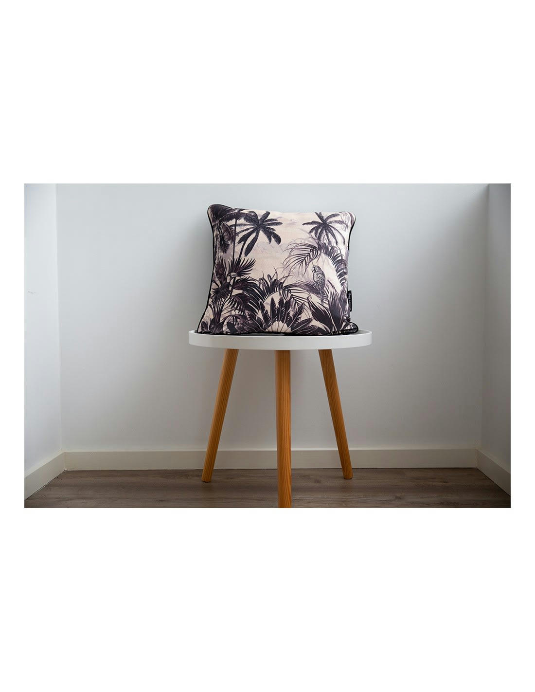 COUSSIN DÉCO - TROPICAL - Coussin garni en velours imprimé 45x45