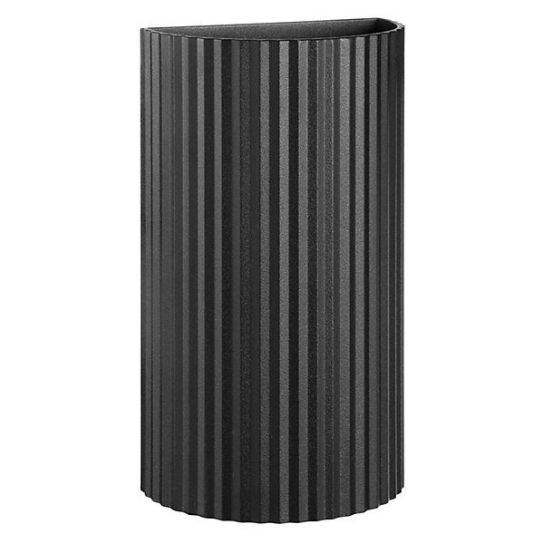 Applique murale intérieur Undula métal noir H.18cm IP20 GU10 10W Brilliant