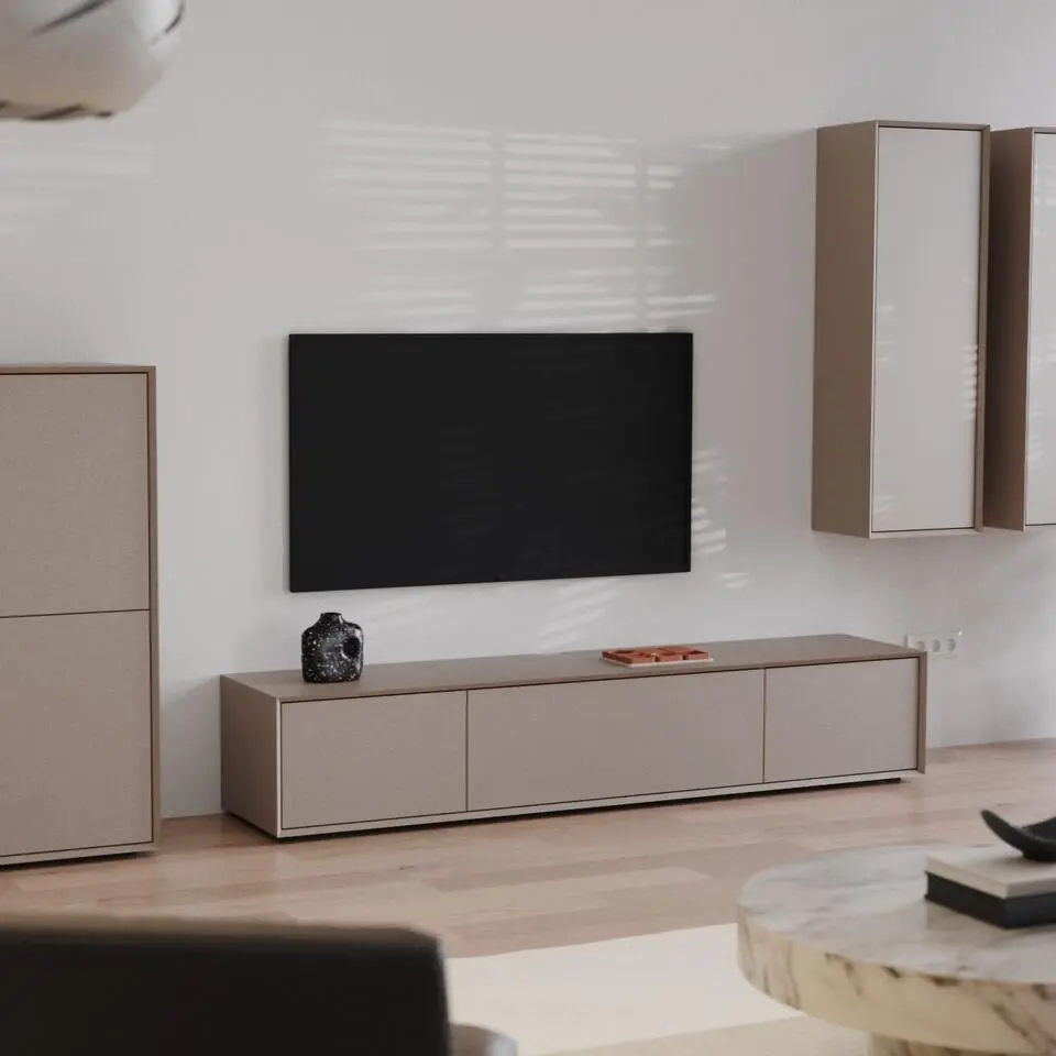 CALICOSY - OR&Eacute;LIA Dressoir - Donker hout - 43x200x36 cm