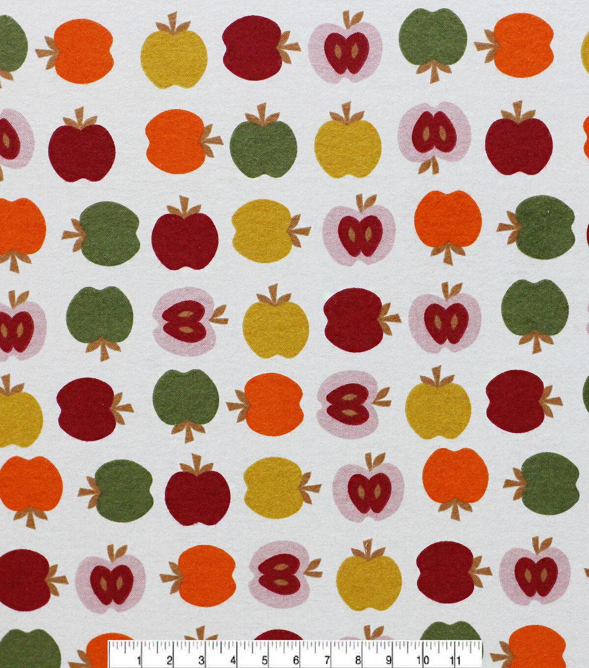 POP! Super Snuggle Fall Apples Flannel Fabric