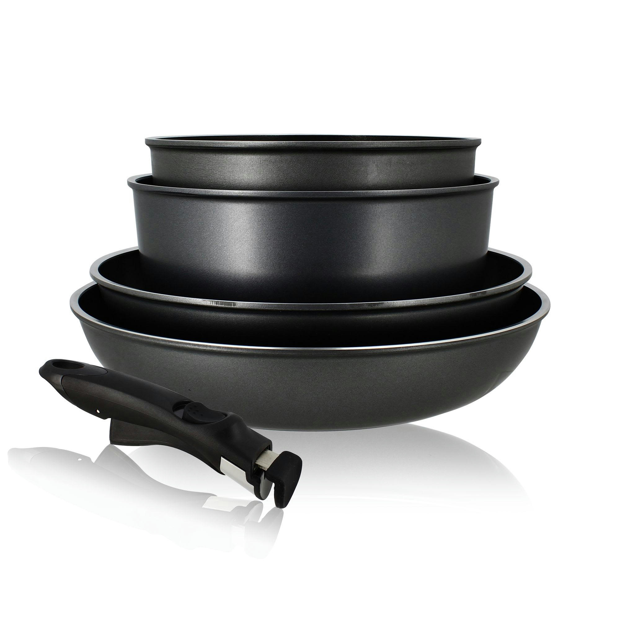 MARIE - Batterie de cuisine 5 pièces en aluminium  - compatible induction