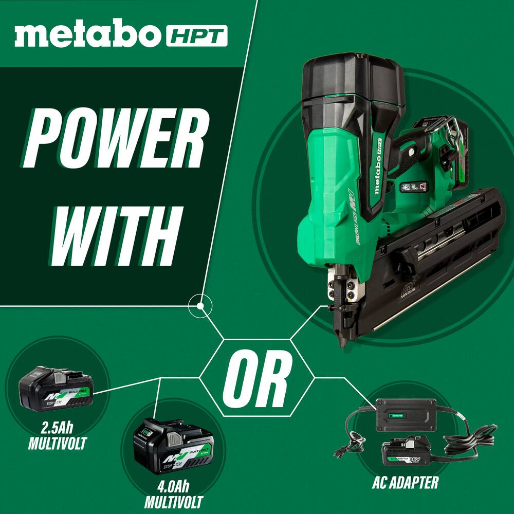 Metabo HPT 3-1/2-in Cordless Framing Nailer