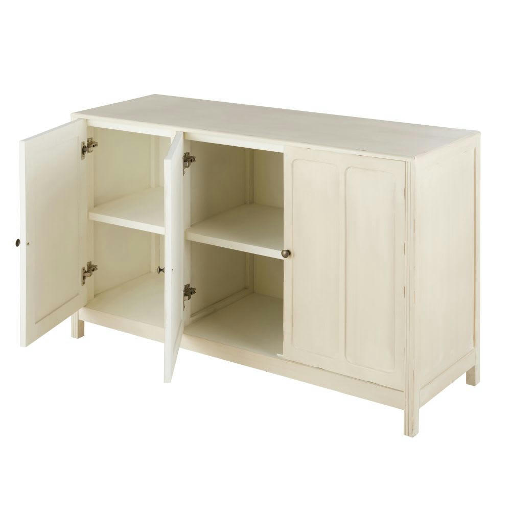 Aimée - Buffet 3 portes blanc cassé