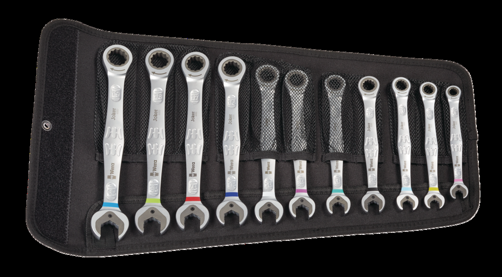 Wera Joker Ratcheting Wrench Set, Metric, 11-pc