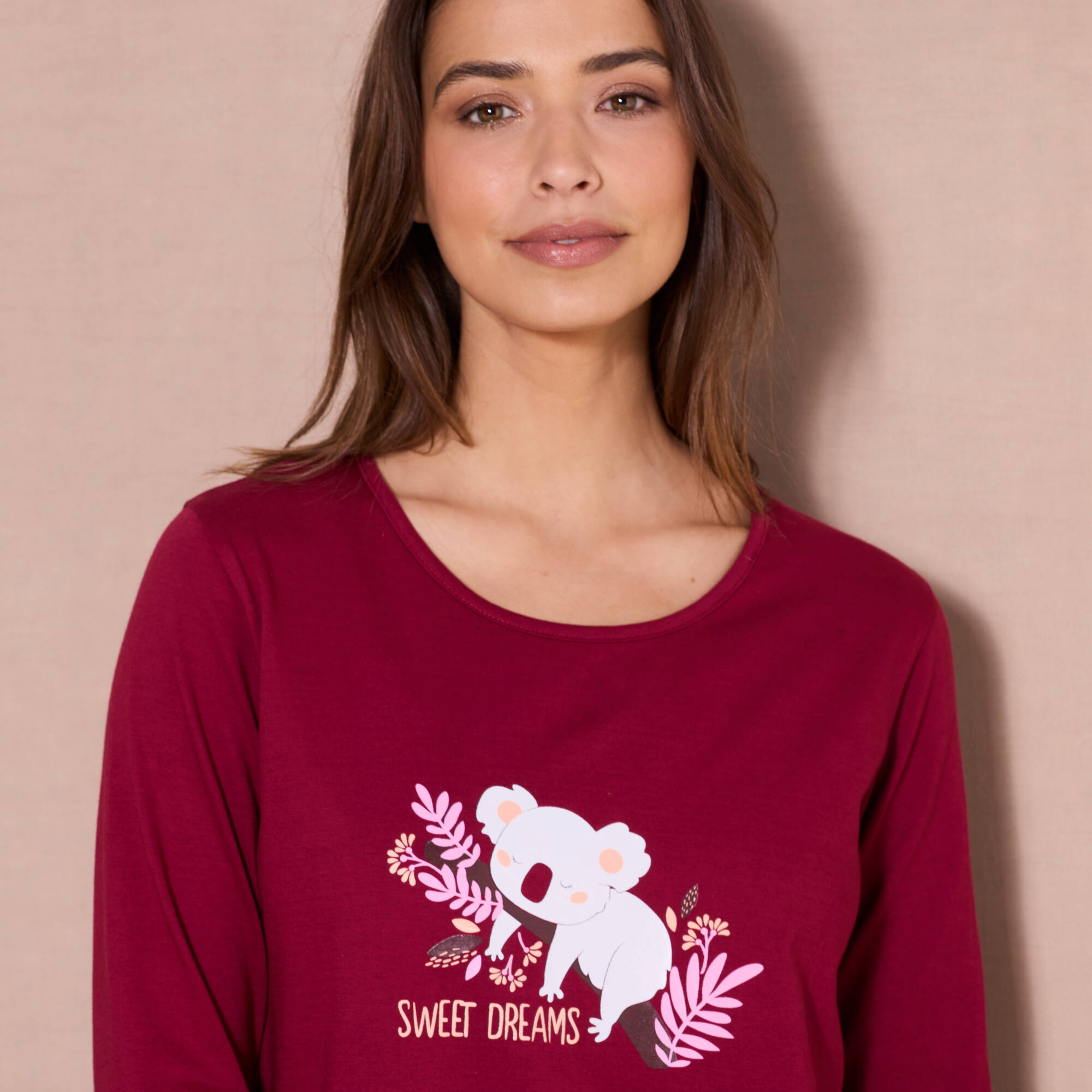 Pyjama manches longues motif "koala"