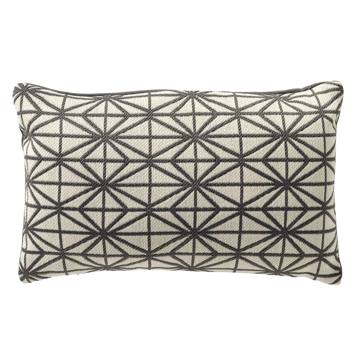 NISA - buitenkussen 30x50 cm - waterafstotend - Charcoal Gray - antraciet