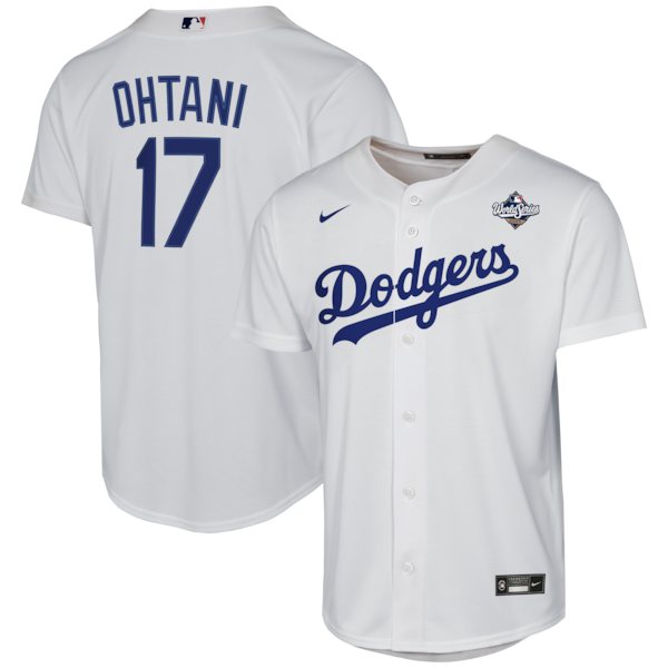 Shohei Ohtani Los Angeles Dodgers Nike Youth 2025 World Series Home Replica Player Jersey - White