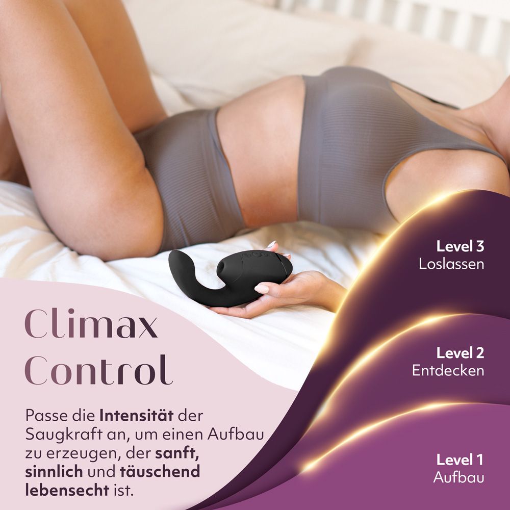 Next Duo - Klitoraler & G-Punkt Dual-Stimulator mit 3D Pleasure Air