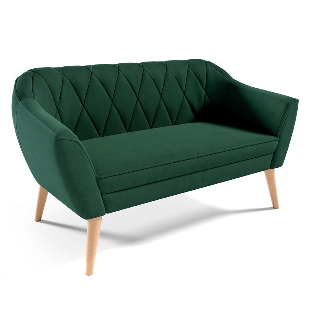 Sofa Ruby II Velluto 10 z przeszyciami