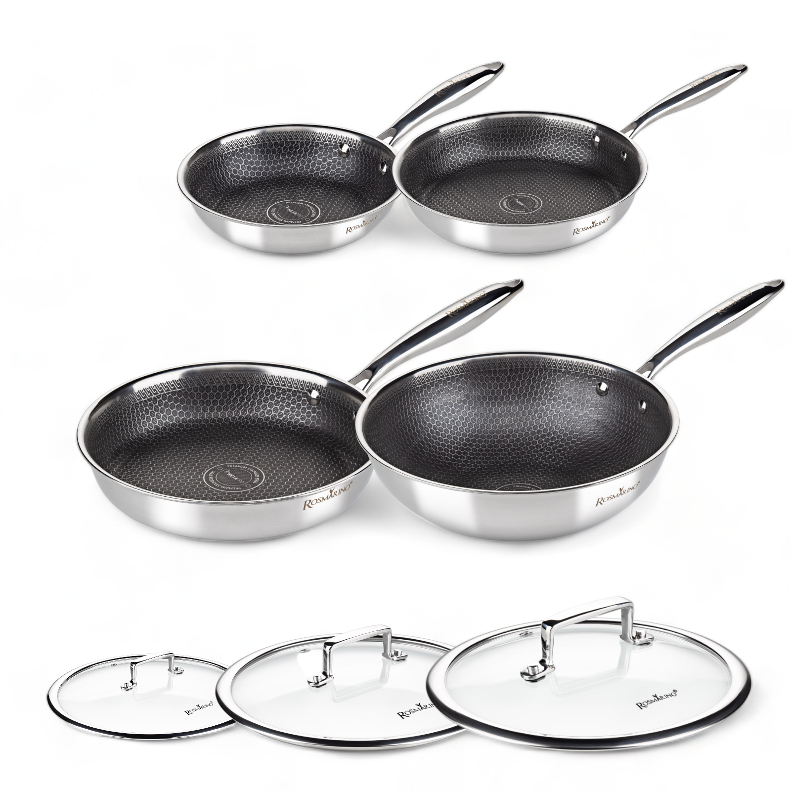 Rosmarino HexaPRO pannenset 7 delig