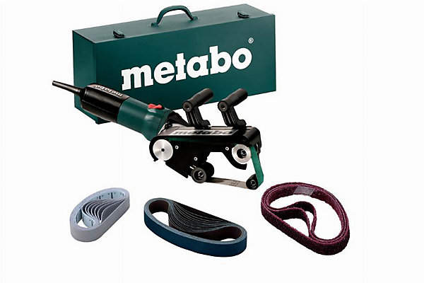 METABO RBE 9-60 Ponceuse à tubes 900 W en coffret avec set d'accessoires - 602183510