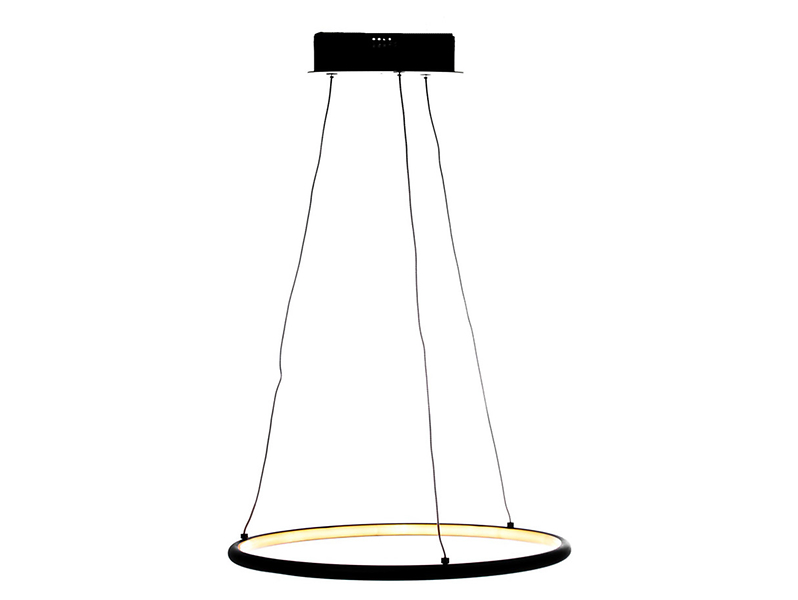 Lampa wisząca Orion LED metalowa czarna