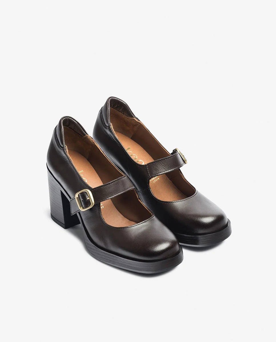 Zapato de tacón KOLIN-010 marrón