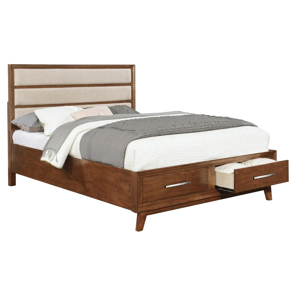 Banning Mid-century Modern Mango 5-piece Bedroom Set