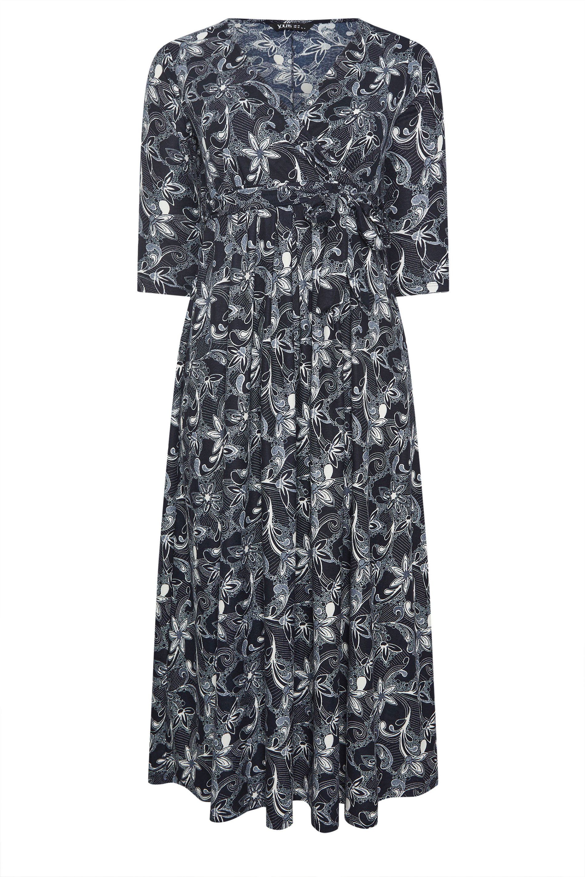 Yours Soft Touch Paisley Wrap Dress