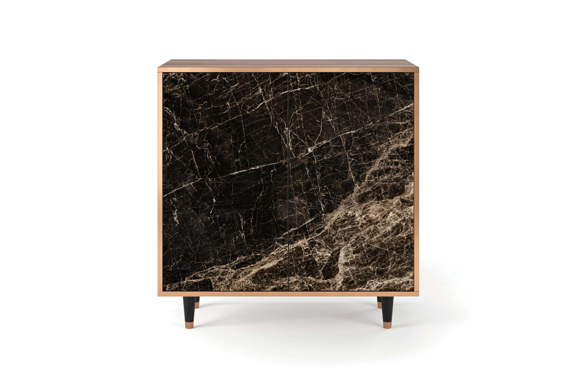 NIGHT ABYSS - Buffet  noir 4 portes L 94 cm