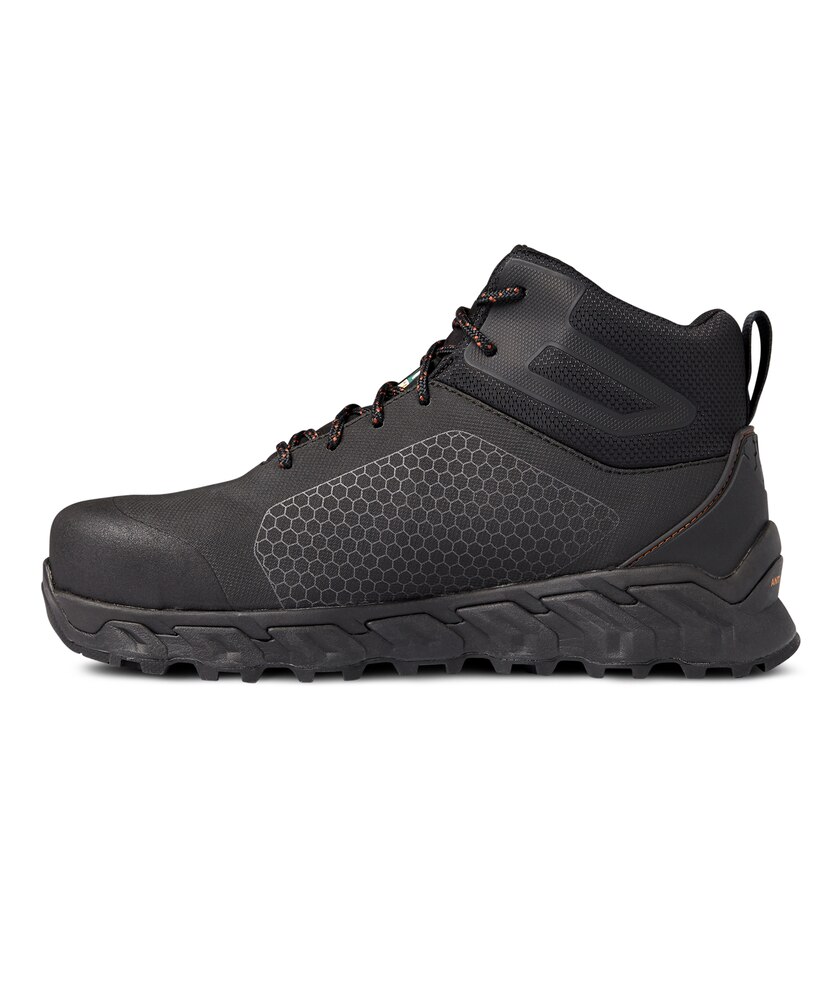 Timberland PRO Men's Composite Toe Composite Plate Pro Ridgework Ever-Guard Waterproof Safety Work Boots - Black