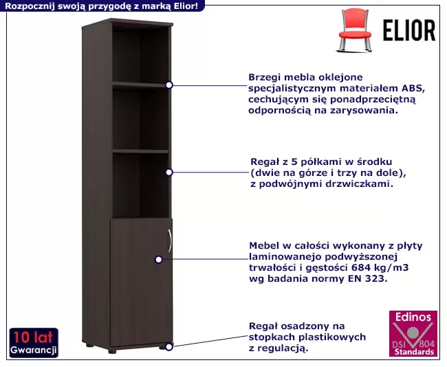 Klasyczny regał biurowy - Zelo