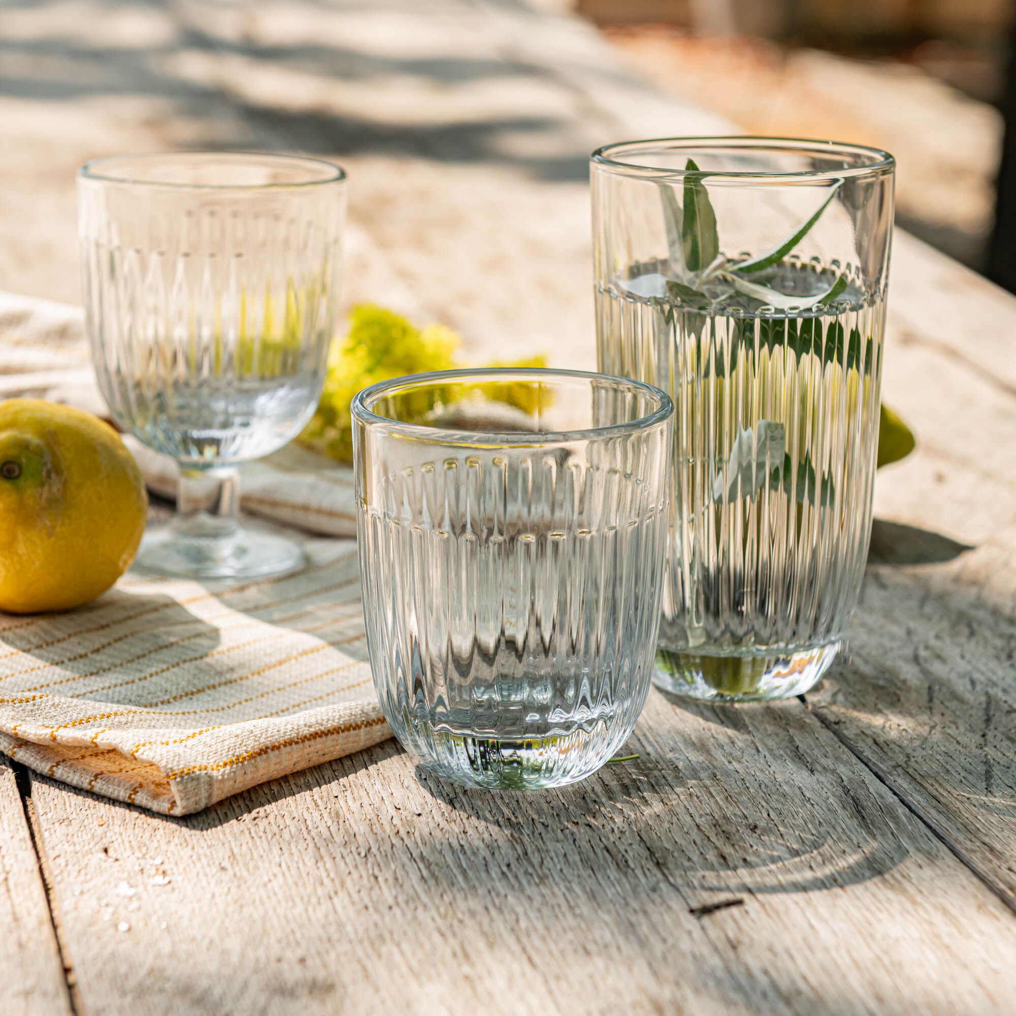 MARIN - Verre à vin en verre sodocalcique 22cl - transparent